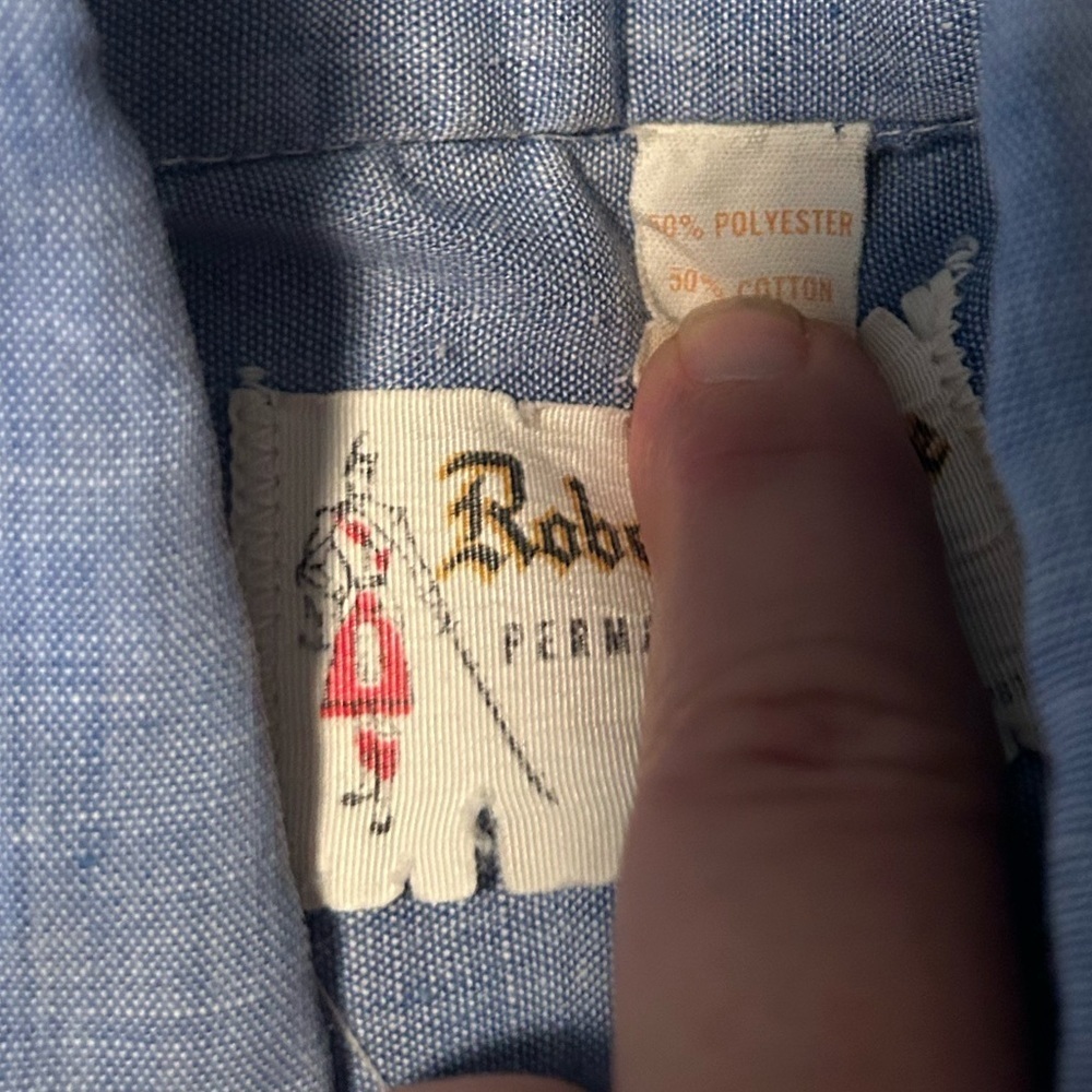 Robert Dale Chambray shirt with embroidery size 10 - Picture 8 of 8